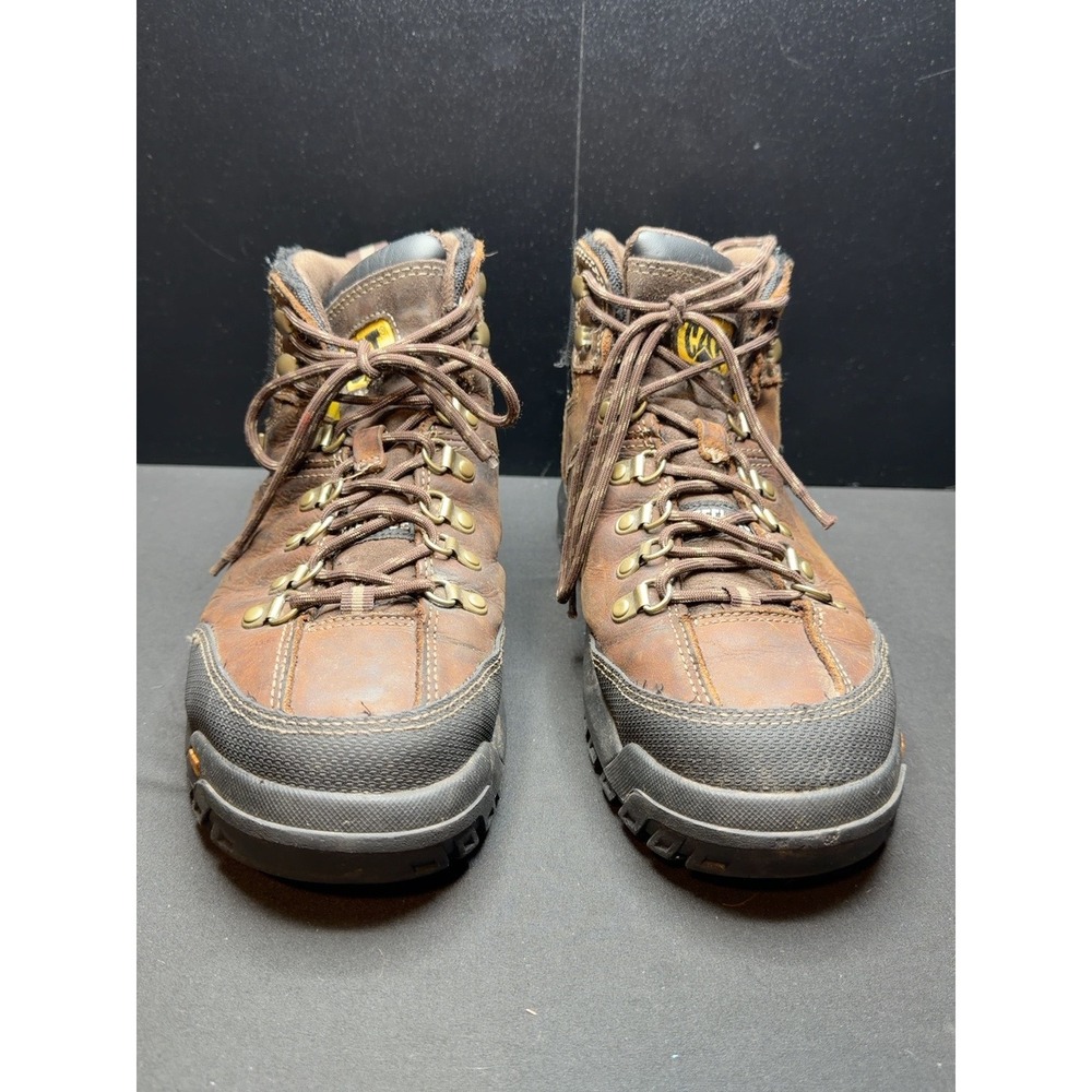 CAT Threshold P90935 Steel Toe Waterproof Work Boots Men's 8.5 Wide Brown